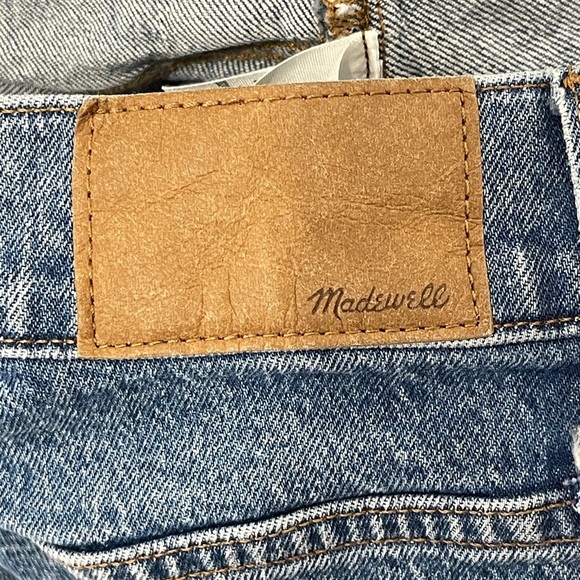 Madewell Taller Emmett Wide-Leg Full Length Jean Patch Pocket Lakecourt Wash 32T - Picture 9 of 15